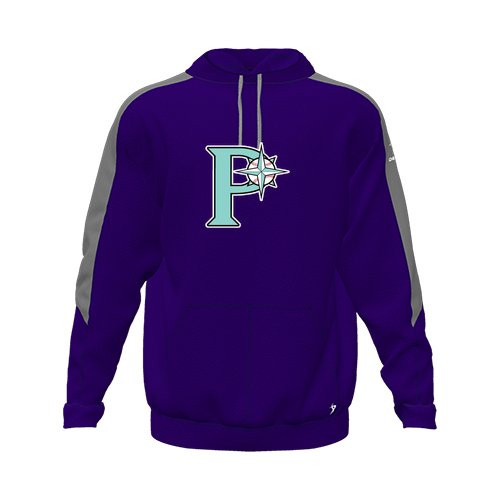 [CUS-DFW-HOOD-FLC-LSL-PUR-YXS-LOGO1] Hoodie (Youth XS, Purple, Logo 1)