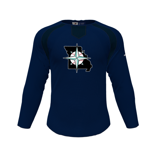 [CUS-DFW-PULL-FLC-CNK-LSL-NVY-YS-LOGO3] Pullover (Youth S, Navy, Logo 3)