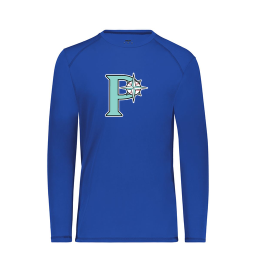 [6845.060.S-LOGO1] Men's SoftTouch Long Sleeve (Adult S, Royal, Logo 1)
