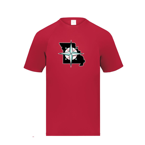 [2791.083.S-LOGO3] Youth Smooth Sport T-Shirt (Youth S, Red, Logo 3)