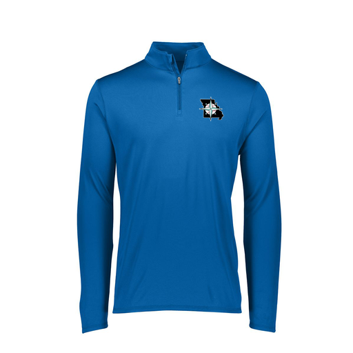 [FTLQFLRY-FAXS-LOGO3] Decker Women's Flex-Lite 1/4 Zip Shirt (Female Adult XS, Royal, Logo 3)