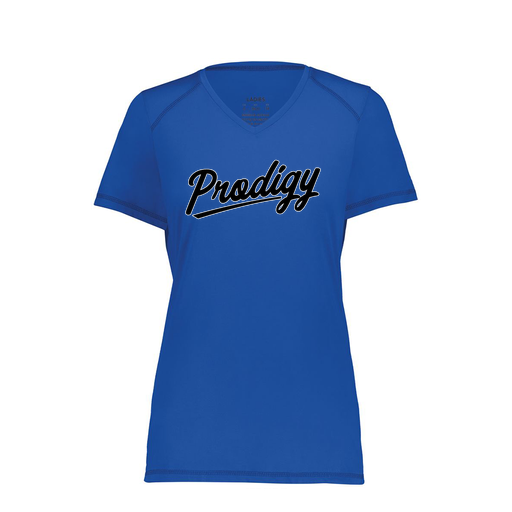 [6844.060.XS-LOGO2] Women's SoftTouch Short Sleeve (Female Adult XS, Royal, Logo 2)