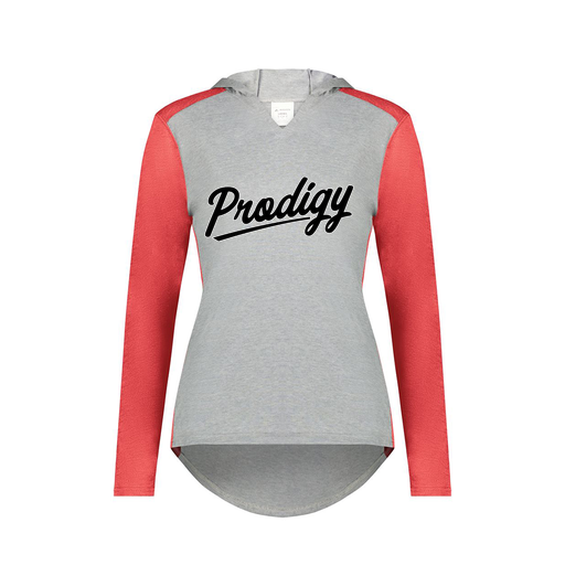 [6902.27V.XS-LOGO2] Ladies Vintage Hoodie (Female Adult XS, Red, Logo 2)